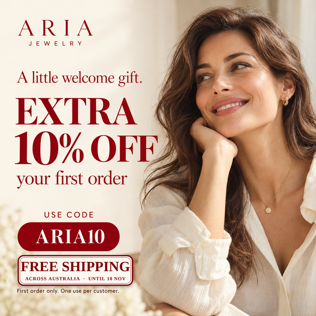 Extra 10% off your first order with code ARIA10, plus free shipping across Australia until 10 Nov. Code is for first orders only, one use per customer.